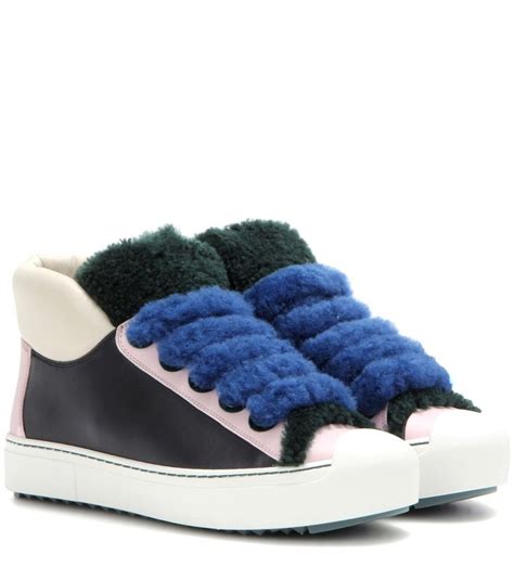 fendi sneakers sock replica|fendi shearling trimmed sneakers.